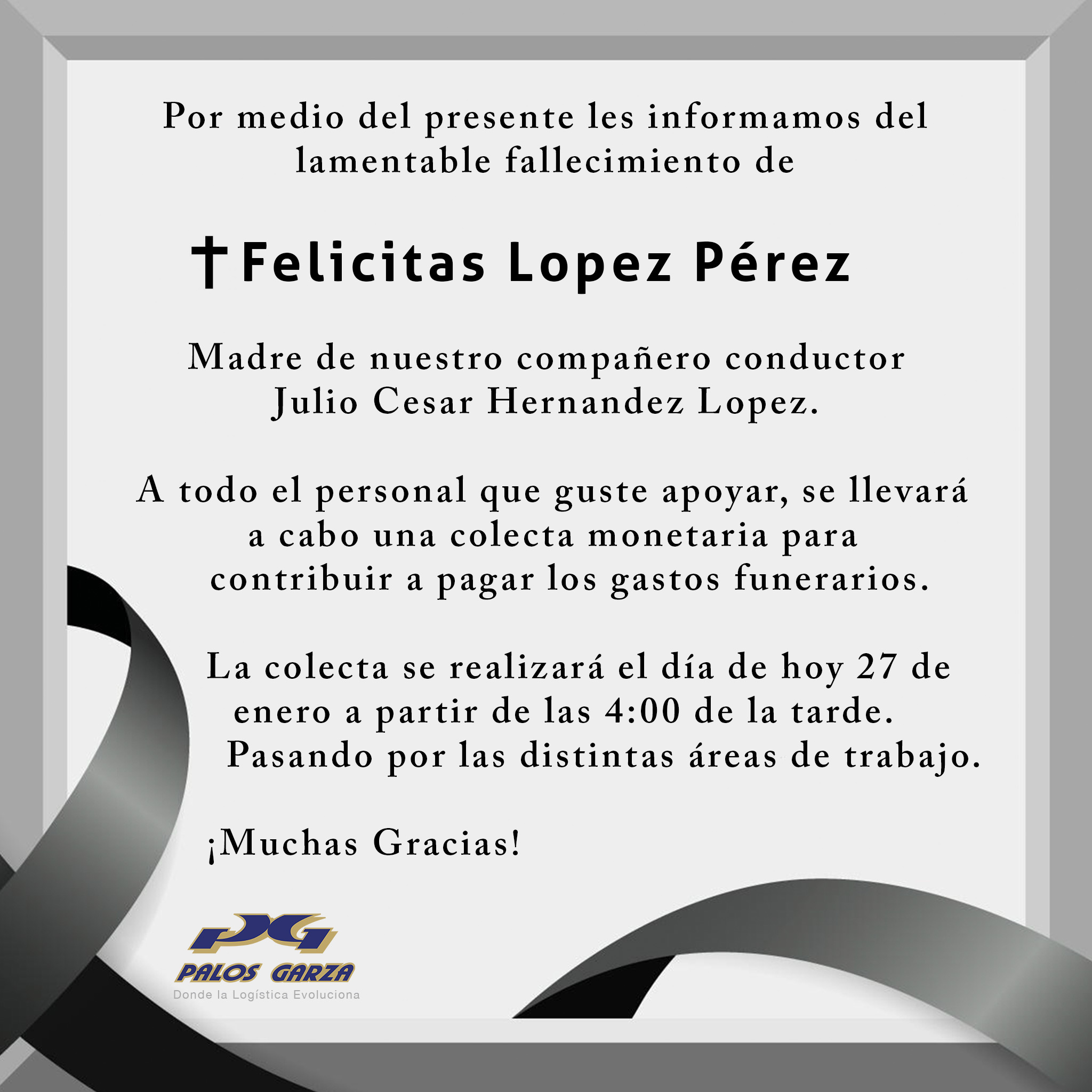 Colecta Monetaria-Julio Cesar Hernandez.