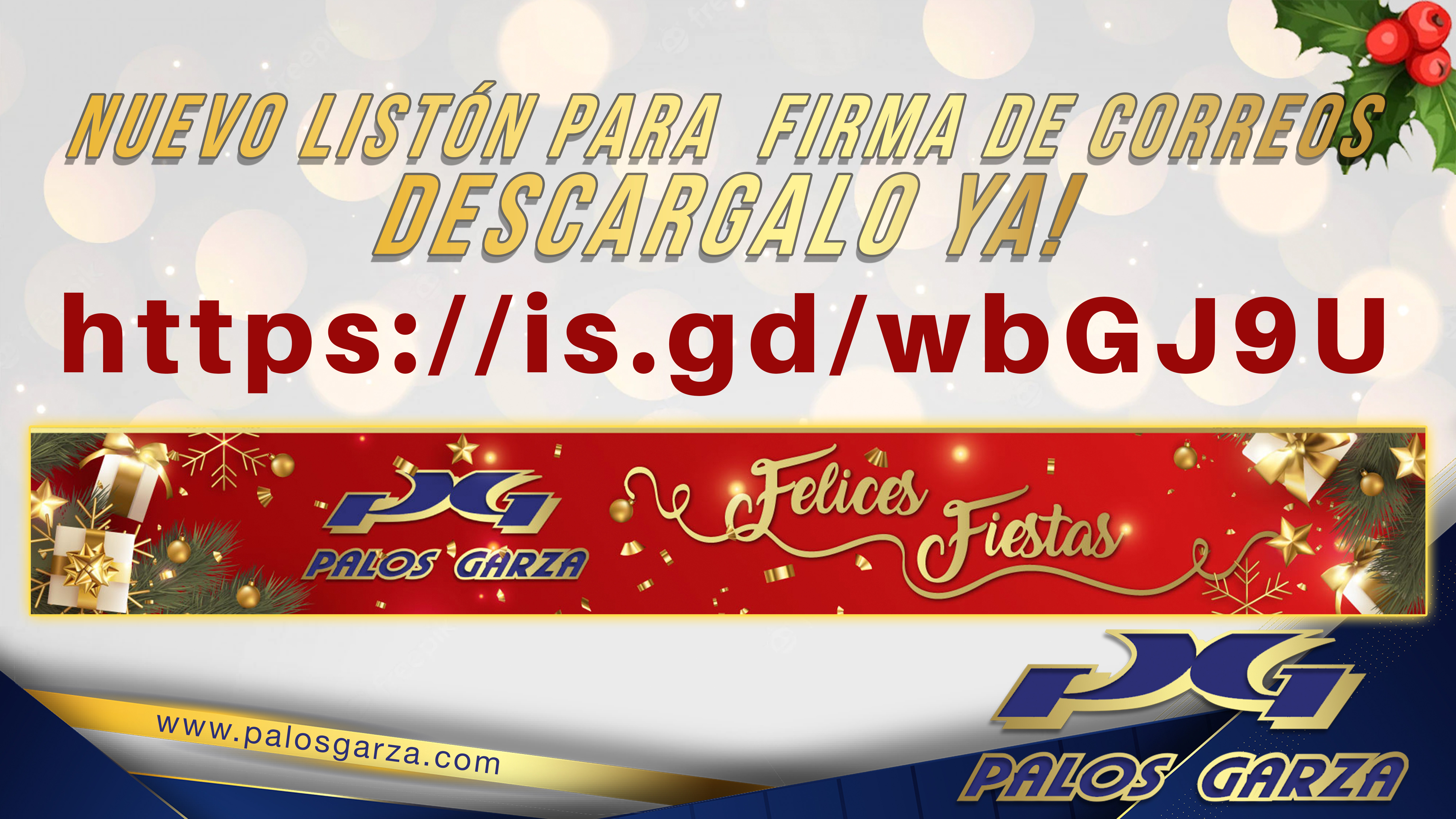 Listón- para firma navidad 2022