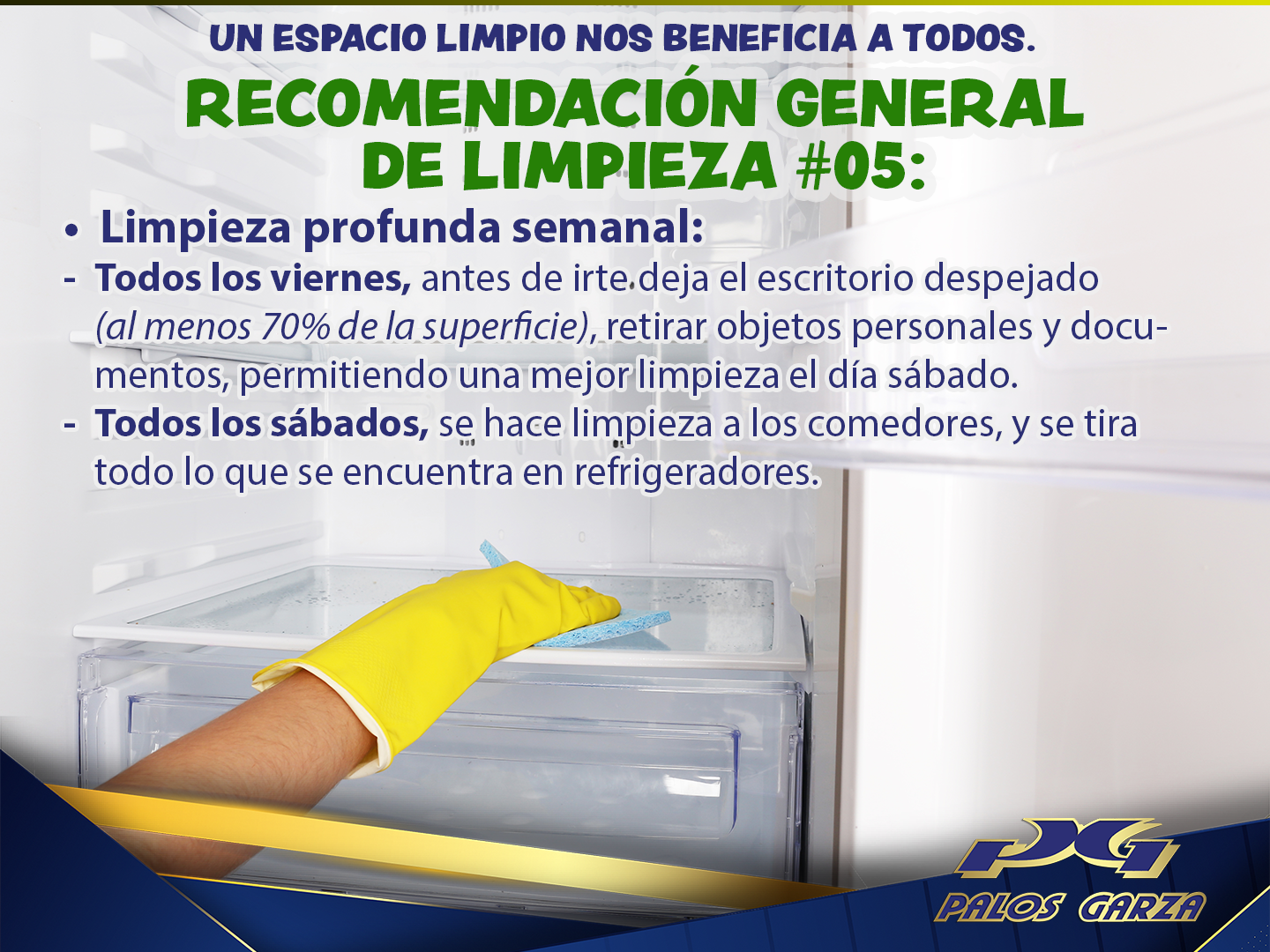 Un espacio limpio nos beneficia a todos #5